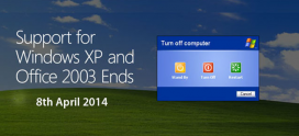 SUPPORT FOR WINDOWS XP AND OFFICE 2003 ENDS IN